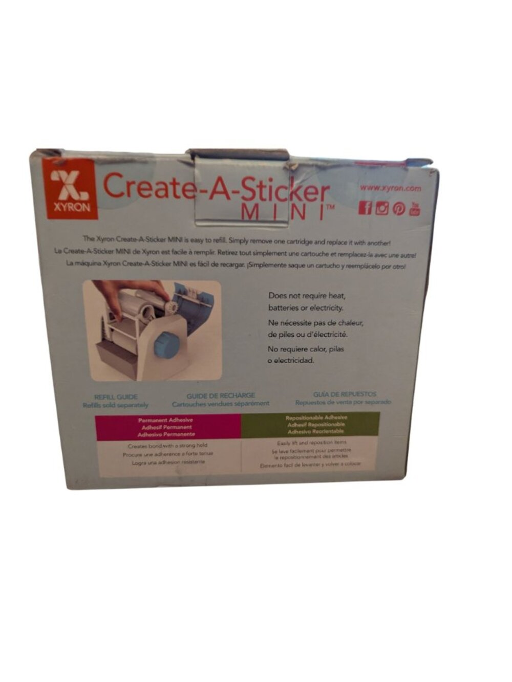 Xyron Create-A-Sticker Mini Sticker Maker Machine - Picture 8 of 11